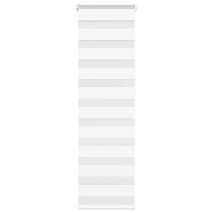 vidaXL Zebra rolgordijn 40x150 cm stofbreedte 35,9 cm polyester wit