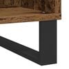 vidaXL Platenkast met plank artisanaal eikenkleurig 84,5 x 38 x 89 cm