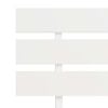 vidaXL Bedframe massief grenenhout wit 100x200 cm