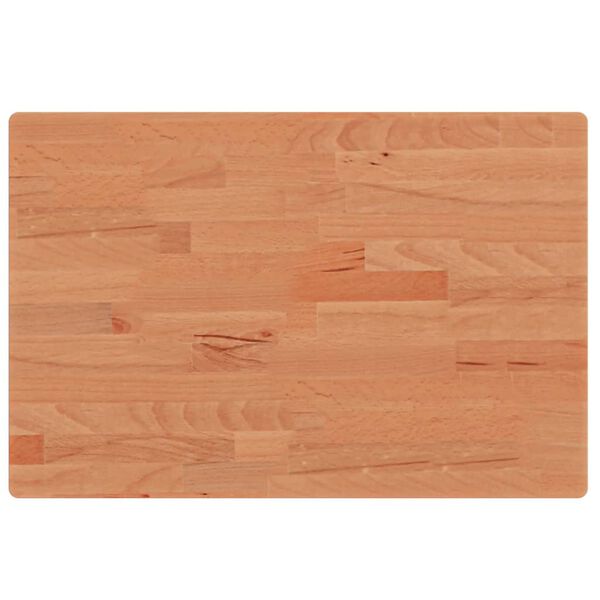 vidaXL Tafelblad rechthoekig 60x40x2,5 cm massief beukenhout