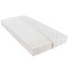 vidaXL Bed met matras stof donkergrijs 140x200 cm