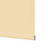 vidaXL Rolgordijn verduisterend 130x175 cm stofbreedte 126,6 cm beige