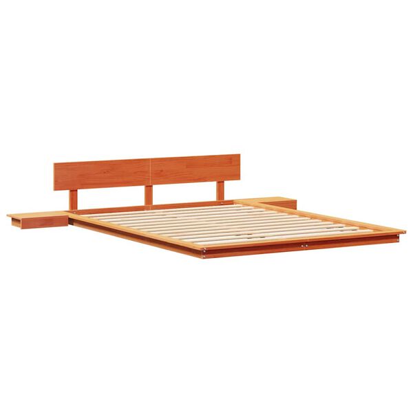 vidaXL Bedframe Bruin 150 x 200 cm Hout