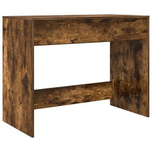 vidaXL Bureau met Lade Gerookt eiken 100 x 50 x 78 cm
