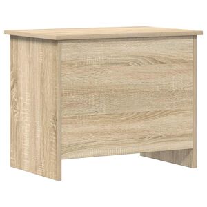 vidaXL Opbergkist met opslag Sonoma Eiken 60 x 40 x 50 cm Bewerkt hout
