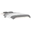 vidaXL Bedframe massief grenenhout wit 100x200 cm