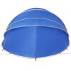 vidaXL Pooldome Blauw 592 x 590 x 275 cm 185T polyester met PU-coating