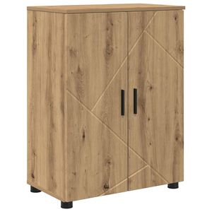 vidaXL Badkamer Kast met opslag Artisan Eiken 60 x 35 x 80 cm