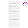 vidaXL Gastendoekjes SOLUND 50 st 600 g/m&sup2; 30x50 cm wit