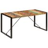 vidaXL Eettafel 160x80x75 cm massief gerecycled hout