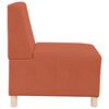 vidaXL Modulaire Bankeenheid Armlos 3 pcs Oranje 55 x 74 x 82 cm