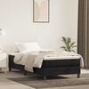 vidaXL Pocketveringmatras medium 100x210x20 cm fluweel zwart