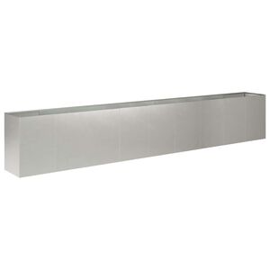 vidaXL Plantenbak zilver 360 x 40 x 60 cm Roestvrij staal