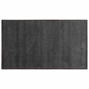 vidaXL Deurmat Lichtgrijs 60 x 40 cm 100% Polyamide