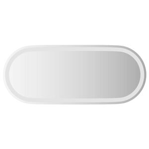 vidaXL LED Badkamer Spiegel Transparant 90 x 40 cm gehard glas