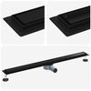 vidaXL Doucheafvoer 2-in-1 met 360&deg; Sifon Zwart 100 cm
