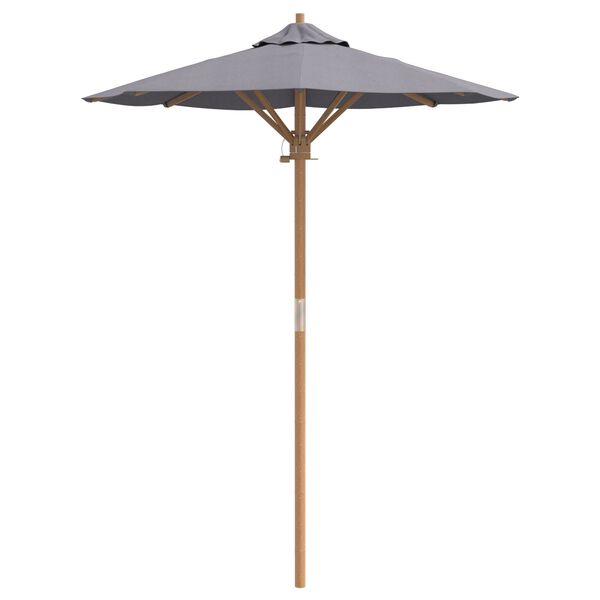 vidaXL Tuinparasol Donkergrijs &Oslash; 270 x 260 cm Bamboe