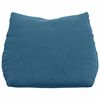 vidaXL Rugkussen Blauw 45 x 20 x 35 cm Cordstof