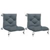 vidaXL 2-Delige Palletkussens VIANEN 2 st 100% Polyester Blauw