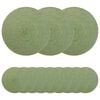 vidaXL Jute placematten 12 st Olijfgroen 100% Tossa Jute