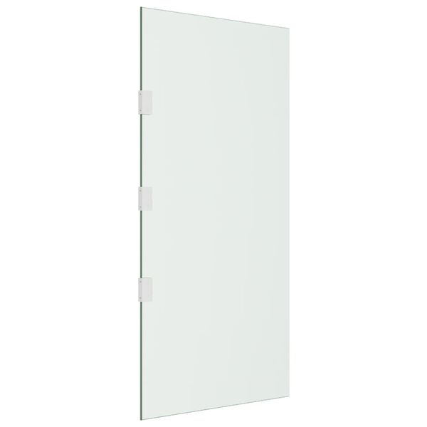 vidaXL Zijpaneel voor deurluifel 50x100 cm gehard glas transparant