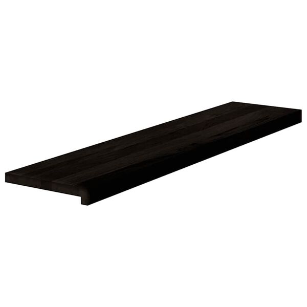 vidaXL Traptreden 12 st 110x30x2 cm massief eikenhout donkerbruin