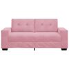 vidaXL loveseat bank roze 180x77x82 cm fluweel
