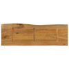 vidaXL Tafelblad met natuurlijke rand 110x40x2,5 cm massief mangohout