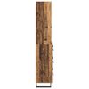 vidaXL Hoge kast met lade Oudhout 69,5 x 34 x 180 cm Bewerkt hout