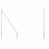 vidaXL Gecombineerd draadhek met spikes 10 x 1,6 m (B x H)