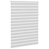 vidaXL Zebra rolgordijn 165x230 cm stofbreedte 160,9 cm lichtgrijs