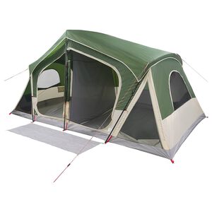 vidaXL Huisje Tent met dak Groen 480 x 273 x 205 cm Polyester en staal