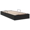 vidaXL Opslag bed met matras met hoofdeinde Zwart 90 x 190 cm Fluweel