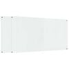 vidaXL Keukenachterwand 2 st Doorzichtig 120 x 60 cm gehard glas