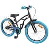 vidaXL Kinderfiets 20 Inch voor 6-11 jaar oud Zwart