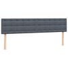 vidaXL Boxspring met matras fluweel donkergrijs 180x210 cm