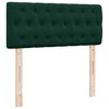 vidaXL Boxspring met matras fluweel donkergroen 120x190 cm