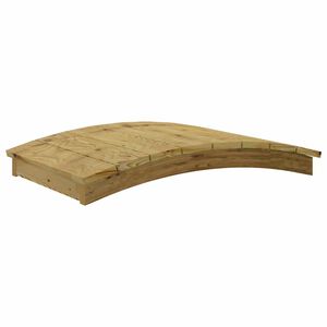 vidaXL Tuinbrug 110x74 cm ge&iuml;mpregneerd massief grenenhout