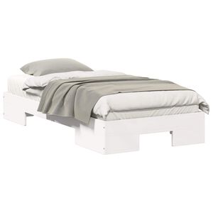 vidaXL Bedframe Wit 90 x 190 cm
