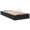 vidaXL Opslag bed met matras met hoofdeinde Zwart 90 x 190 cm Fluweel