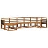 vidaXL Buiten bankenset 7 pcs Naturel Massief Acaciahout