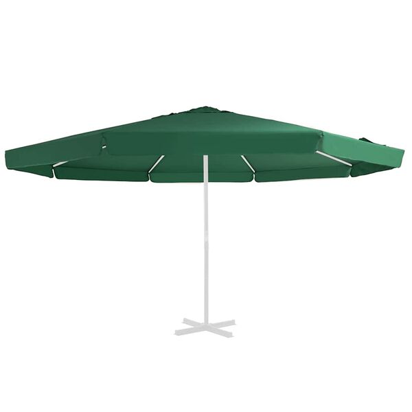 vidaXL Vervangingsdoek voor parasol 515 cm groen