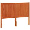 vidaXL Hoofdbord 135 cm massief grenenhout wasbruin