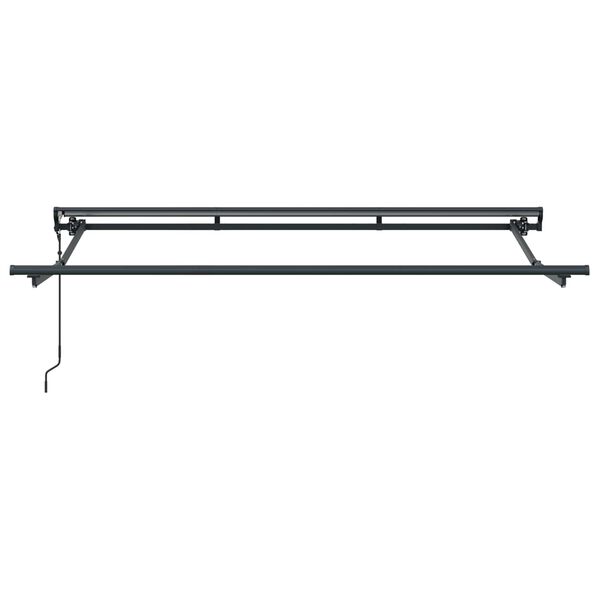 vidaXL Elektrisch Uittrekbaar Zonnescherm Geel en Wit 3,5 x 2 m