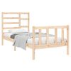 vidaXL Bedframe massief hout 90x190 cm