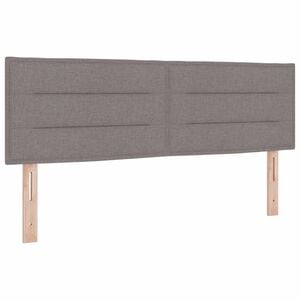 vidaXL Hoofdbord met hoofdeinde Taupe 144 cm Nep Leer