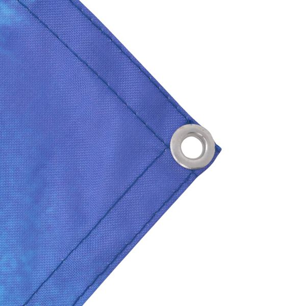 vidaXL Balkonscherm 75x600 cm oxford stof meerzicht opdruk