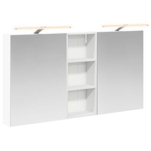 vidaXL Badkamerkastenset 3 pcs 130 x 14,5 x 70 cm Bewerkt hout