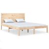 vidaXL Bedframe massief hout 150x200 cm