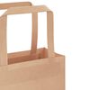 vidaXL Papieren zakken 50 st met hengsels 21x11x36 cm bruin